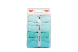 Mijölnir Juego de Toallas de Baño 4 Piezas 70x140 cm 100% Algodón 500 gr/m² Water Green